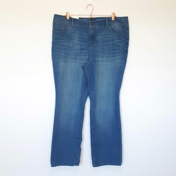 Sonoma Denim - Sonoma Mid Rise Boot Cut Jeans Size 18 SHORT NWT
